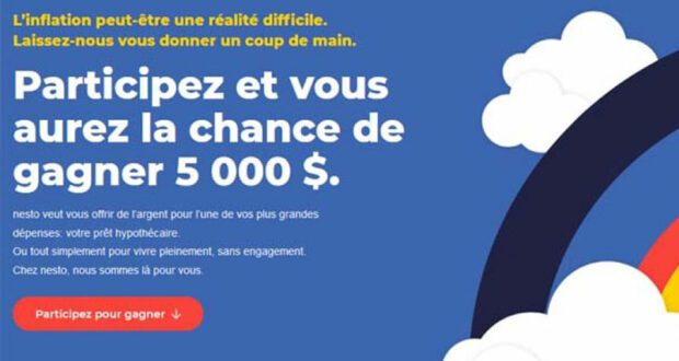 Gagnez un prix de 5 000 $ CAN